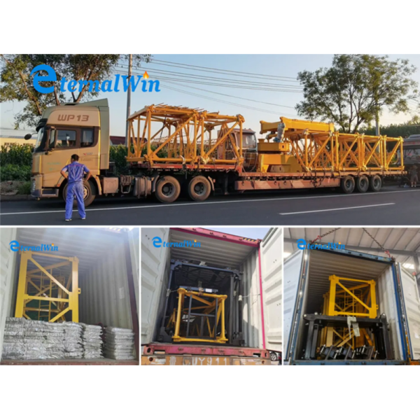 6 Tons 8 Tons 10 Tons Mobile Tower Crane Fixed Tower Crane