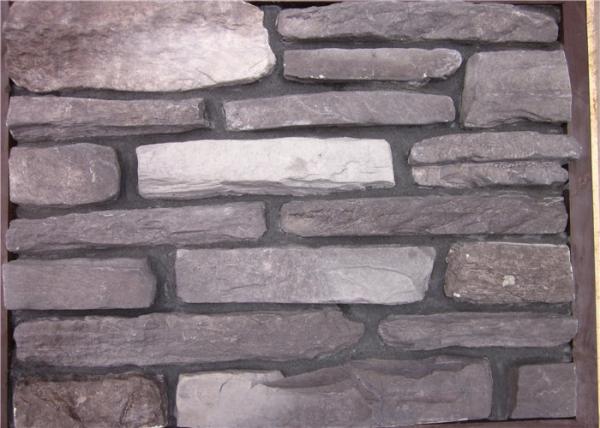 Quality Multi - Shape Concrete Brick Veneer , Artificial Faux Stone For Outside Of House for sale