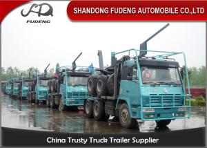 China 3 Axle Logging Heavy Equipment Trailers For Forest Timber Transportation wholesale
