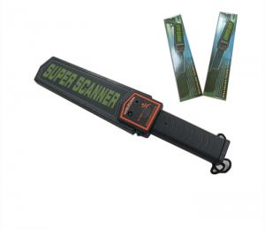 China HH002 Portable Body Metal Detector Scanner 9V Battery Lightening on sale