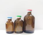 Glass Base 100ml Bayonet Molded Antibiotic Bottles For Vials OEM / ODM