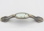 Hand Cabinet Door Hardware Pull Handles , Bronze Decorative Cabinet Handles