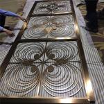 luxury partition stainless steel material Gold color Room Divider Stainless