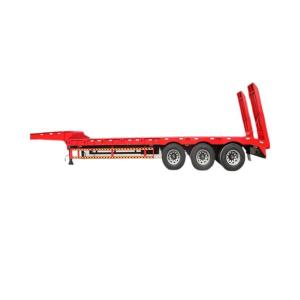 China AND9408TDP 8 Axle High Strength Lowboy Truck Lowbed Semi Trailer for 60 80 100 Tons wholesale