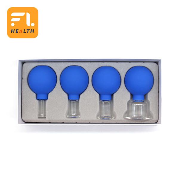 4 Pcs 15/25/35/55mm Cupping Facial Therapy Set Silicone Suction Massage Cup