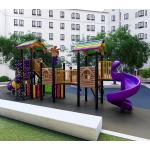 Aluminum Alloy Post Kids Outdoor Play Slide Powder Coated