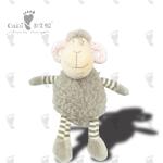 30 X 20cm Grey Goat Dog Toy Child Friendly Dog Chew Toys