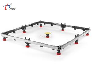 China Adjustable Acrylic Shower Tray Support Frame From 70x70cm To 100x100cm wholesale