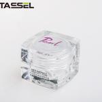 Recycled Plastic Cosmetic Jars Screen Printing Surface Screw Down Structure