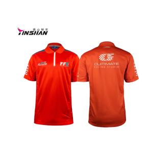 China Customized Logo Square Collar Polyester Gaming Polo Esports Jersey Teamwear Polo Shirt wholesale