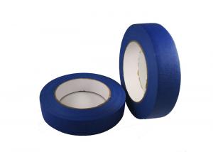China 1 Inch Exterior Low Tack Colored Masking Tape For Painting And Car Masking on sale