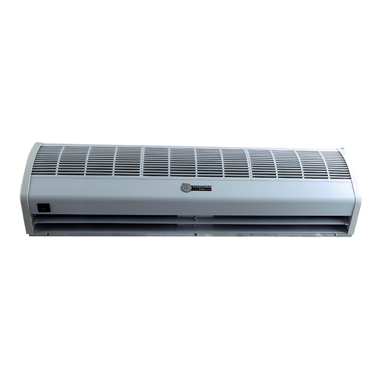Mini Air Curtain Fan with 230VAC Operating Voltage and 60bB Noise Suppression Feature