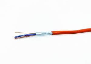 China 2.5mm² Solid Copper Shielded Fire Resistant Security Wire Alarm Cable 2 Cores wholesale