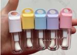 5ml Cute Colorful Big Wand Lip Gloss Tubes with Big Brush Empty Cosmetic Lip