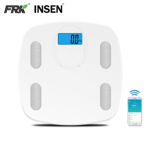 China Round Edge Full ABS Plastic Smart Bluetooth Body Analyser Scale wholesale