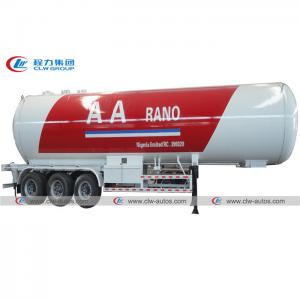 China 30MT 59500L LPG Tanker Trailer With 13T Fuwa Axles Double Loading And Unloading Sides on sale