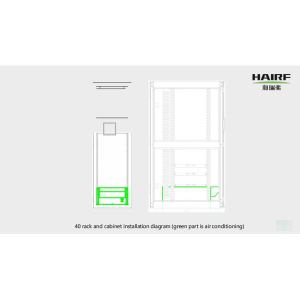 HAIRF Rack Mounted 4.2KW Precision Air Conditioner Data Center Intelligent Control