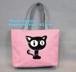 Customized printed logo laminated shopping tote jute bags with handle,Fashion
