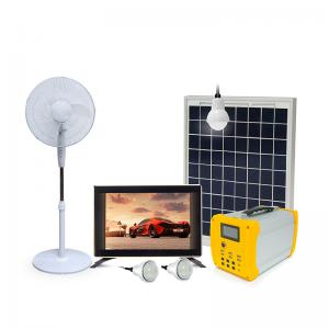 China DC 32inch TV Solar Energy Home Systems 50W 100W Solar Panel Home System wholesale