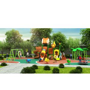 China Residential Plastic Playground Slide 19011 Outdoor Toys Children wholesale