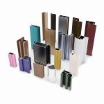 Waterproof Aluminum Shower Door Extension Profile Anodizing Aluminum Door Frames