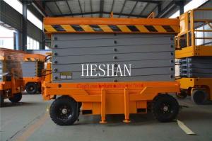 China Steel Portable Automotive Scissor Lift Hydraulic Electric Scaffold Lift wholesale