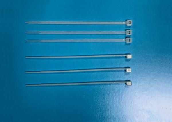 T25100 Nylon Cable Ties Natural Color Solid Material Polyamide 66 Easy To Go