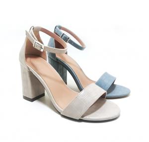 China customized Rhinestone Heeled Sandals Open Toe Stiletto Heel Type wholesale