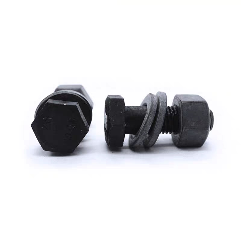 BLACK Finish DIN7990 Hexagon Head Bolts for Steel Structures in Steel