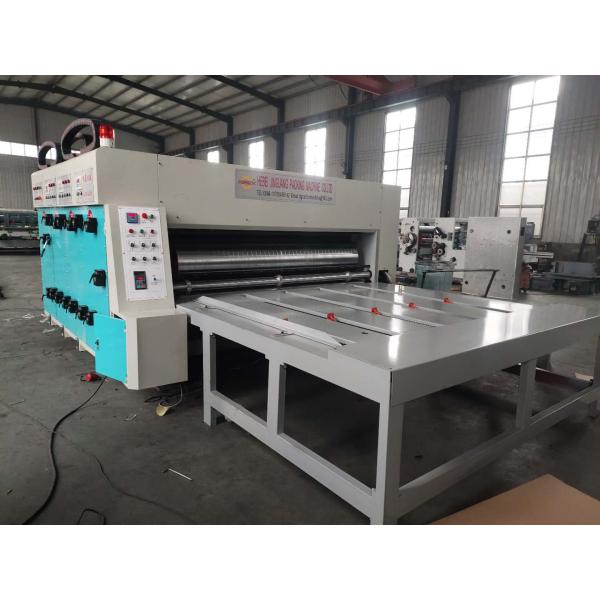 Chain Feeder Slotter 3 Color 12mm Flexo Printing Machine
