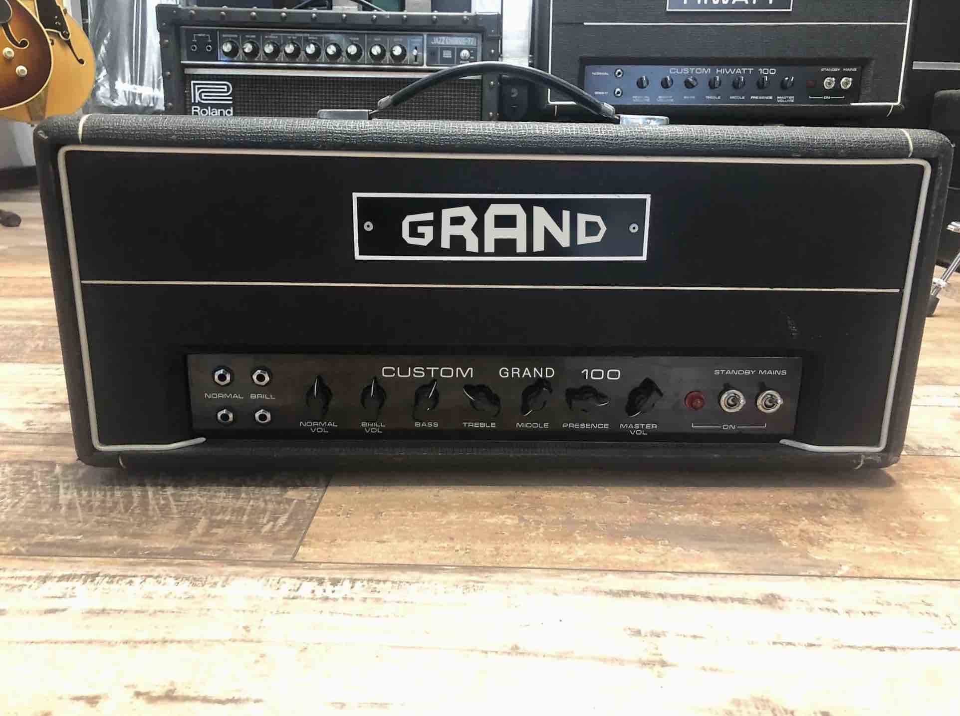 Custom Vintage 1969 Grand Dr103 HIWATT Style 100W Custom Handwired Tube Electric Guitar Nbass AMP Amplifier Head