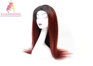 China Transparent Lace Custom Human Hair Wigs 100 Virgin Cuticle Aligned wholesale