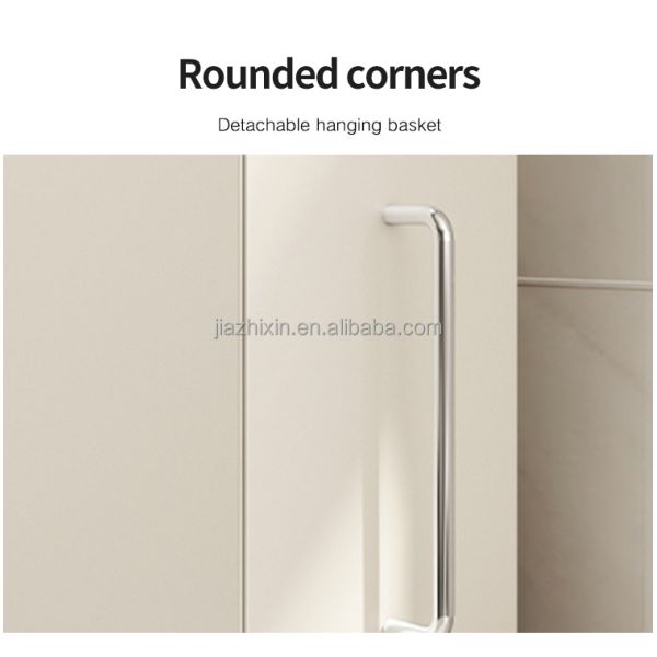Kitchen Storage Dustproof Cabinet Double-layer Seasoning with Door Can Be Pulled Out Magnetic Spice Rack Set Organizer