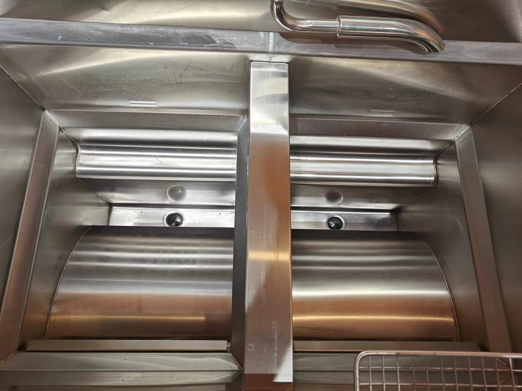 Two Pots Four Baskets GAS Open Deep Commerical Deep Chip Electric & Gas Deep Fryer