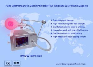 China Super Transduction Muscle Pain Relief Electromagnetic Physio With 808 Diode Laser wholesale