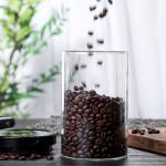 650ml 750ml 950ml Food Glass Storage Jars Dia 9.5cm With Plastic Lid