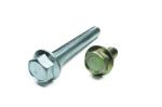 Carbon steel Class4.8 Zinc Plated M6 M8 M10 Serrated Hex Flange Bolts