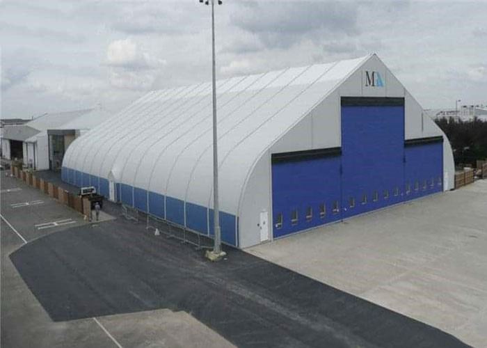 850g/sqm 10m Aluminum PVC Curved Outdoor Event Tent