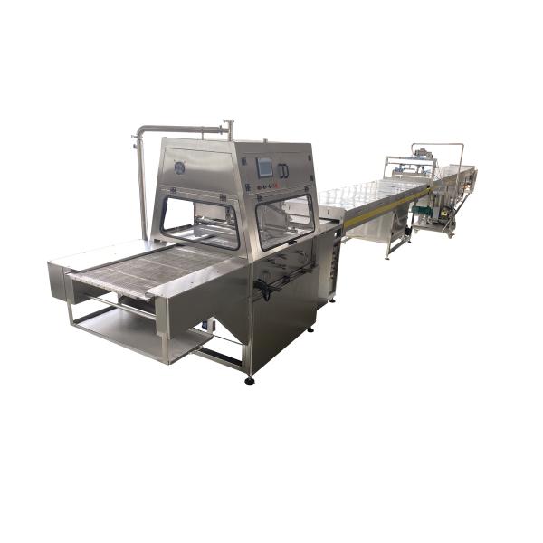 Multi-Row Protein Bar Production Line Chocolate Coating 15000 Bars Hour