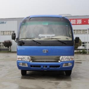 China 25 Seater Coaster Bus with Diesel Engine DVD Entertainment System and High-back Seats wholesale