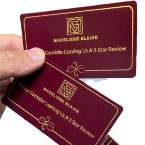 China Red Velvet Business Card Printing Multi Color Invitations Foil Card Printing Luxury Velvet Cards wholesale