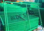 Highways Green Metal Fencing , High Strength Welded Galvanised Mesh Fencing