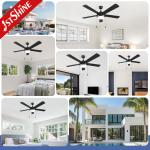 110V 220V AC No Sound Ceiling Fan Modern Design Plywood Blades
