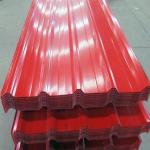 Pre-painted Galvanized Steel Roofing Sheet in Red Color for Villas