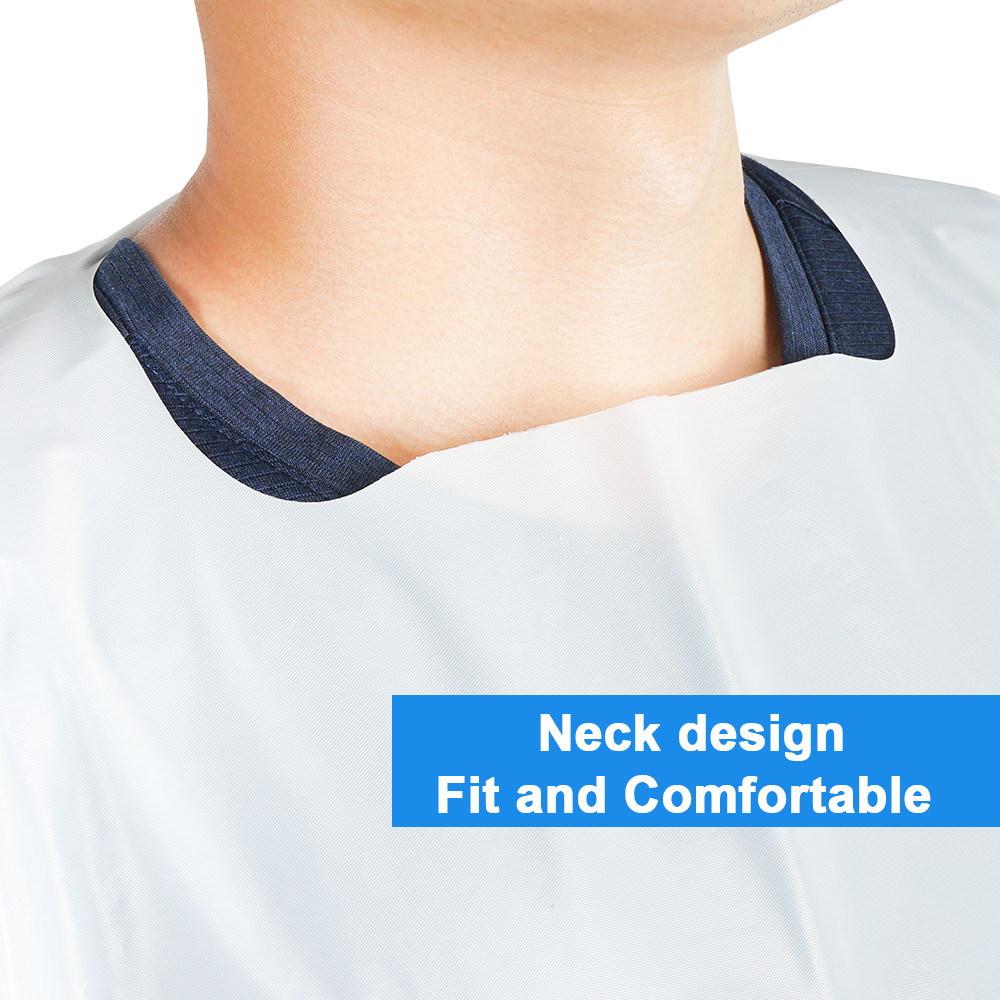 Non-Sterile CPE Aprons Isolation Gown with Open Back Thumb Hole