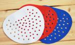 The urinal deodorant Hygiene Urinal Screen in red, bule, white, black, green