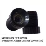 1/2.5" 4.14mm F3.0 5Megapixel M12x0.5 Mount Non-Distortion Board Lens for MI5100