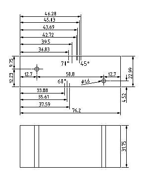 Sound Path Angle SC Sensitivity Step Wedge Calibration Block