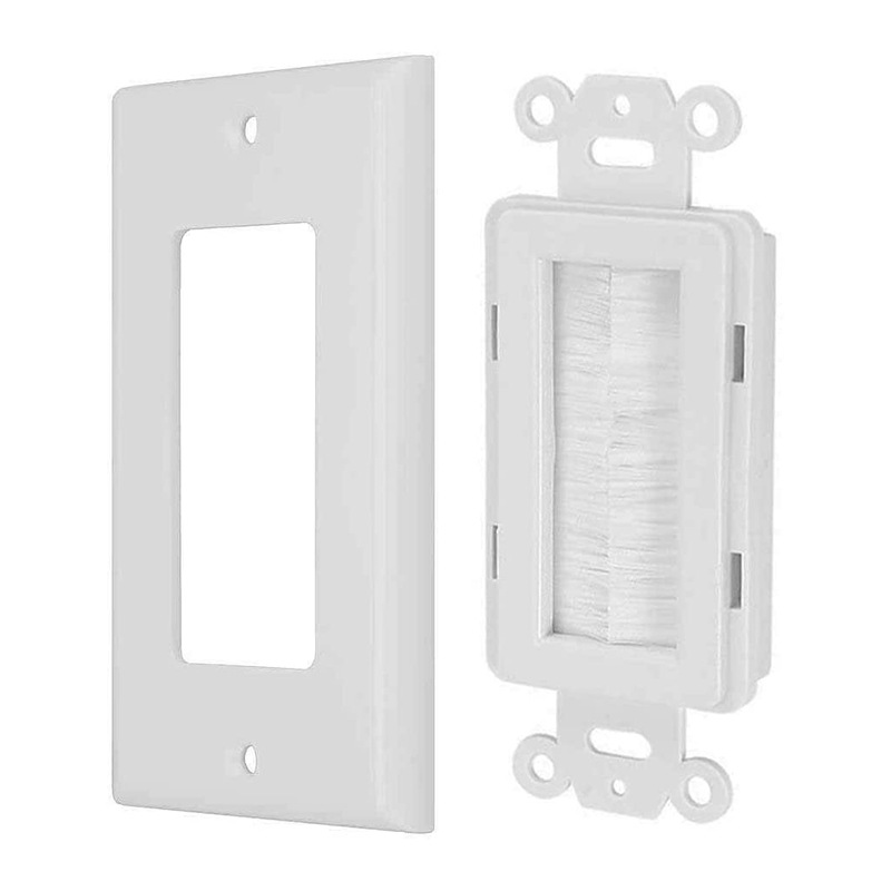 Ce/Rosh Compliance Customized Support Single Dual Port Faceplate for Smart Wall Socket