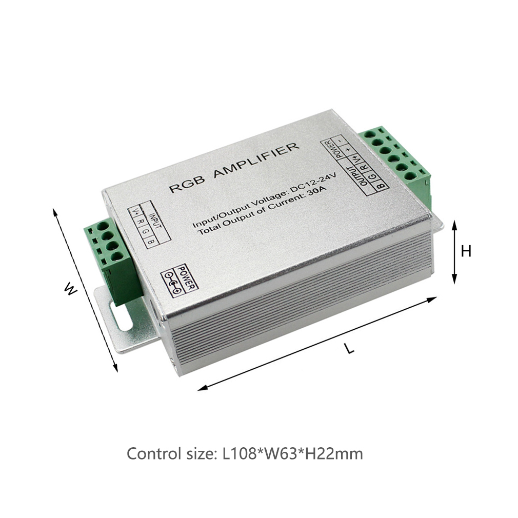 Synchronization Power LED Strip Amplifier DC 12V DC 24V For LED Strip Light
